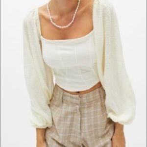 UO Claudia Blouse Crop